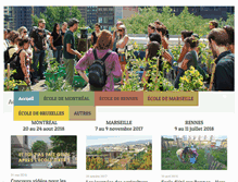 Tablet Screenshot of ecoleagricultureurbaine.org
